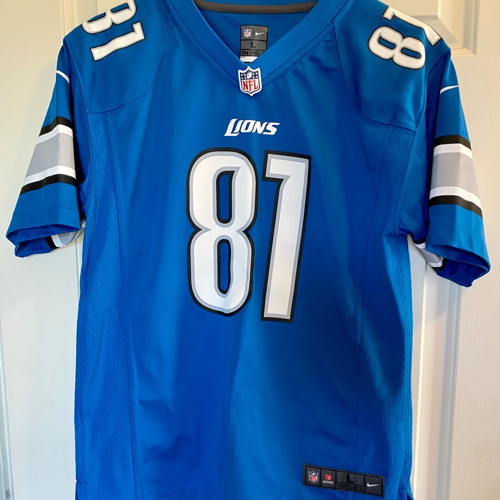 Calvin Johnson NFL Lions jersey Youth Large
